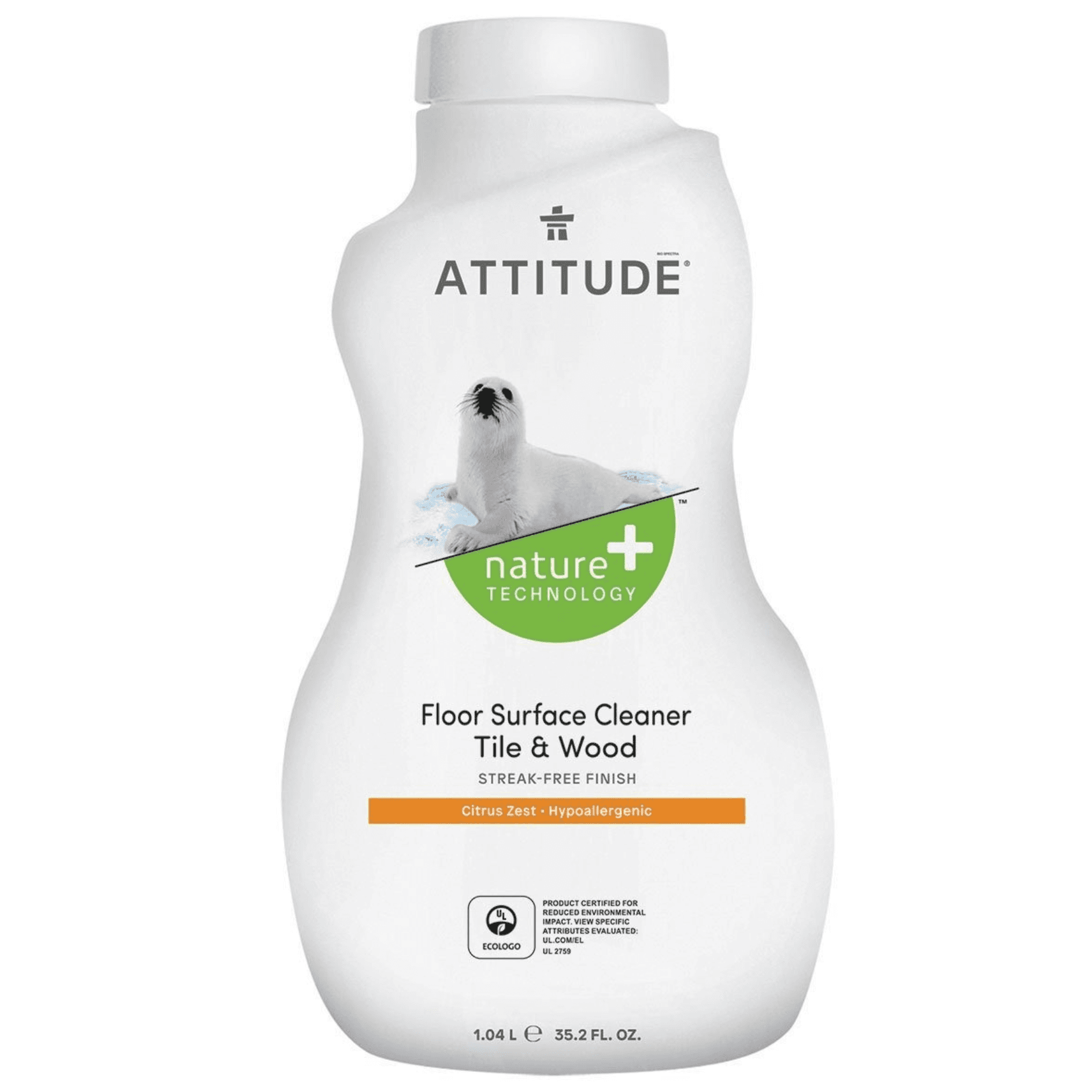 Засіб для миття підлоги (плитка та дерево) Attitude 1050 мл